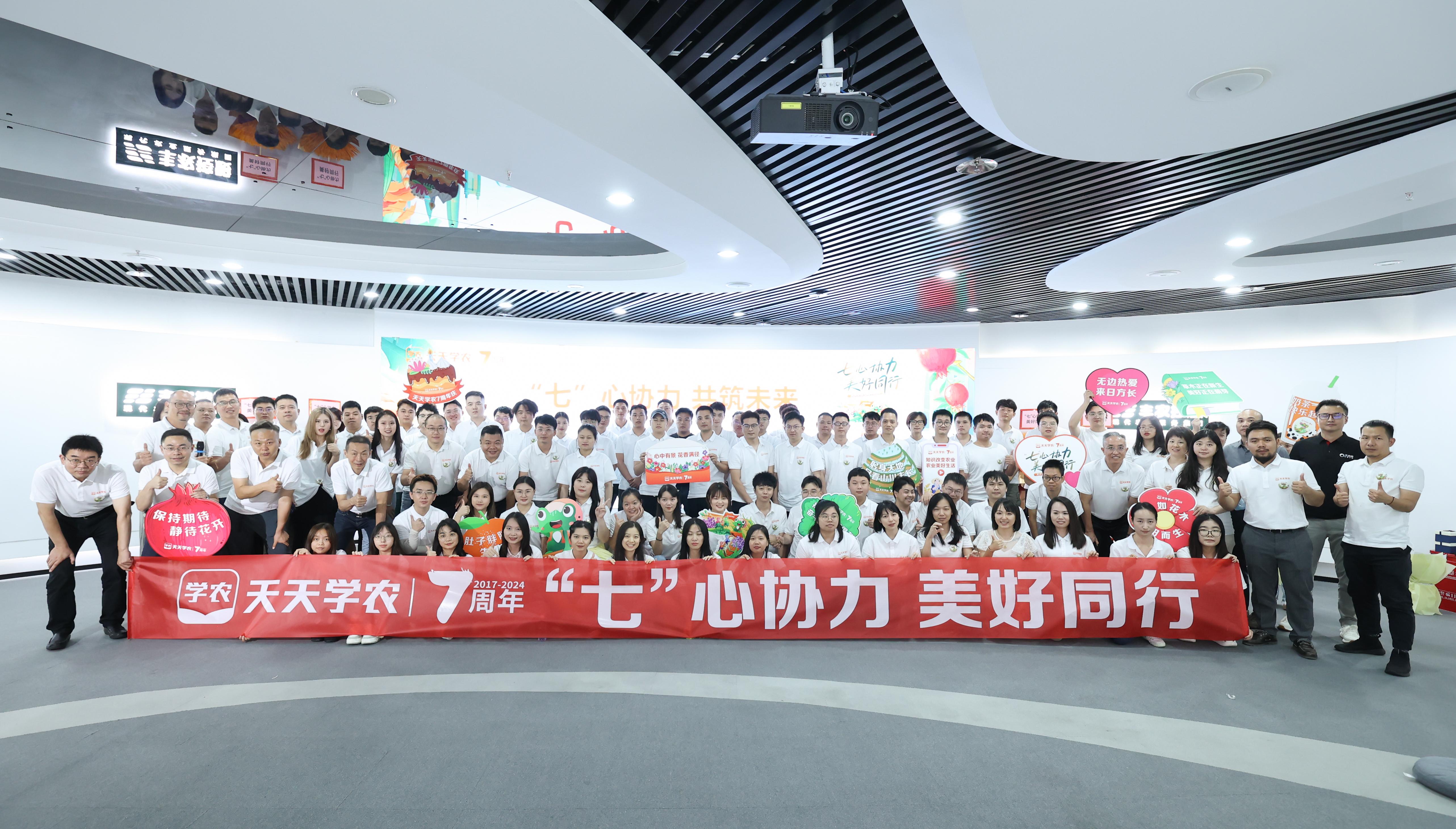 “七”心协力，美好同行，jinnian金年会成立七周年生日快乐！